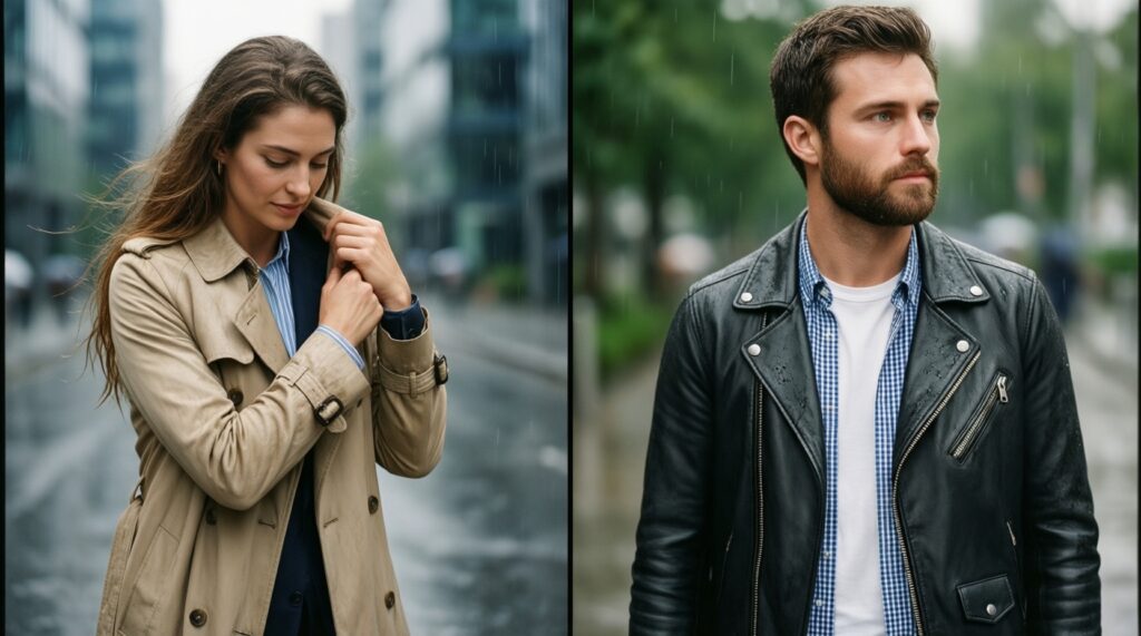 Кожаная куртка vs тренч: как выбрать свою 