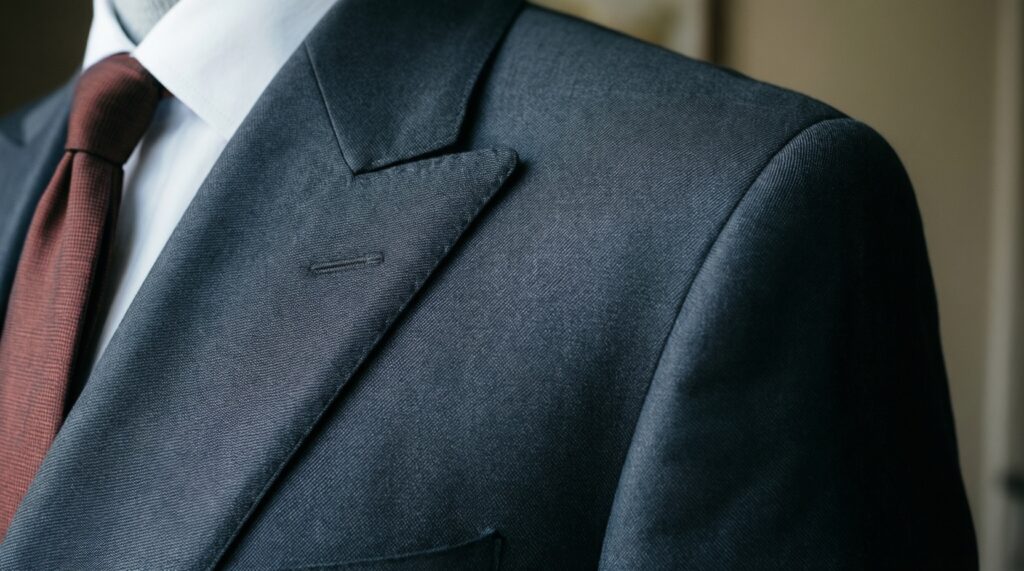 Как выбрать идеальный черный пиджак: длина, плечи, ткань и пуговицы - иллюстрация