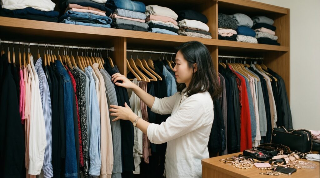 Чек-лист ревизии шкафа за 30 минут: что оставить, что отдать, что перешить - иллюстрация