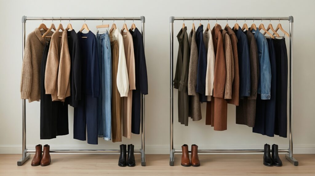 Капсула на сезон: 12 вещей, которые собирают 30 образов (пошагово) - иллюстрация