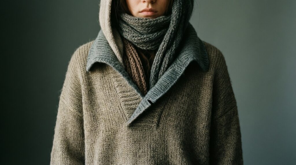 Чёрный тотал-лук без скуки: фактуры, пропорции и акцентные детали - иллюстрация