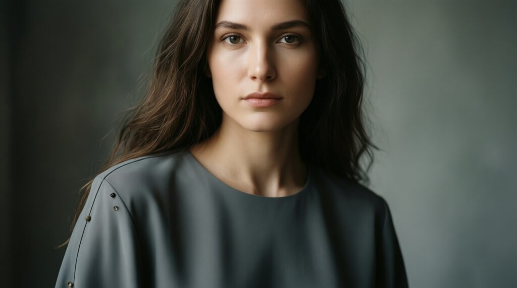 Формула Saint Laurent из 3 вещей: пиджак + чёрные брюки + остроносая обувь (и варианты на любой бюджет) - иллюстрация